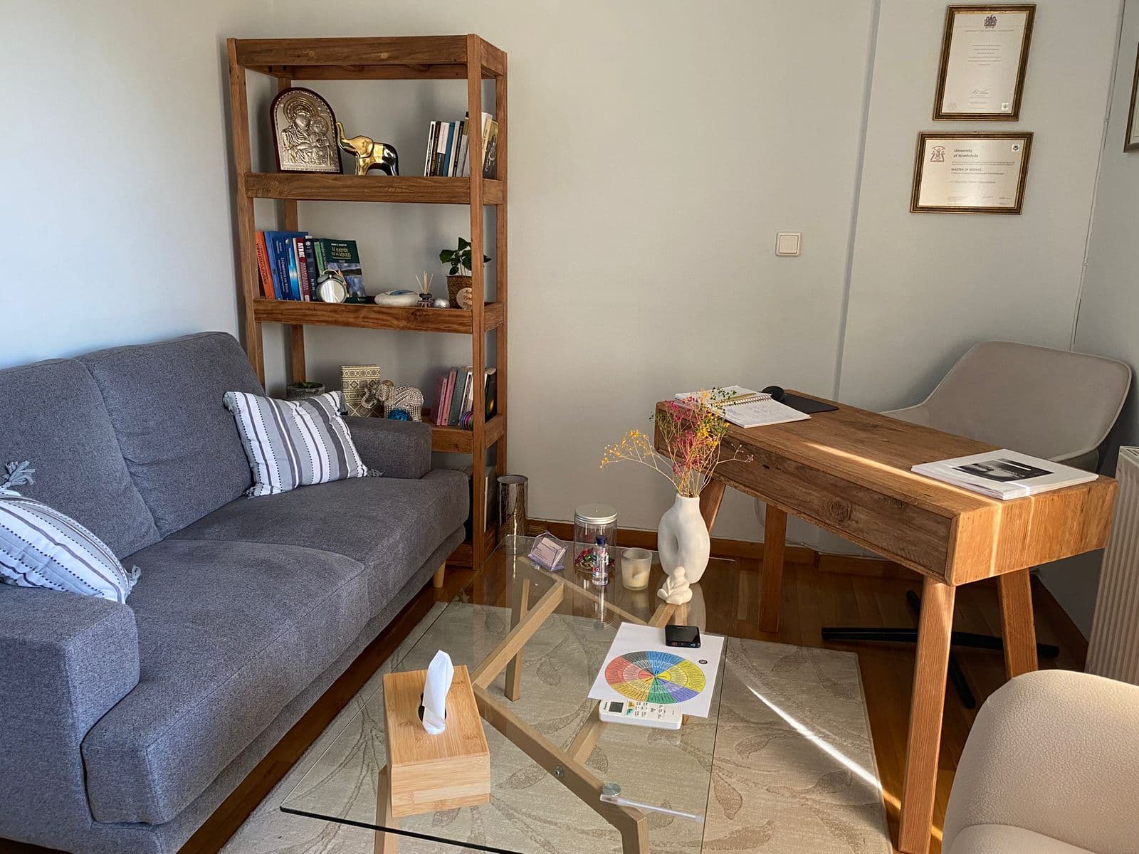 Ο χώρος ψυχοθεραπείας — Καθιστικό γραφείου